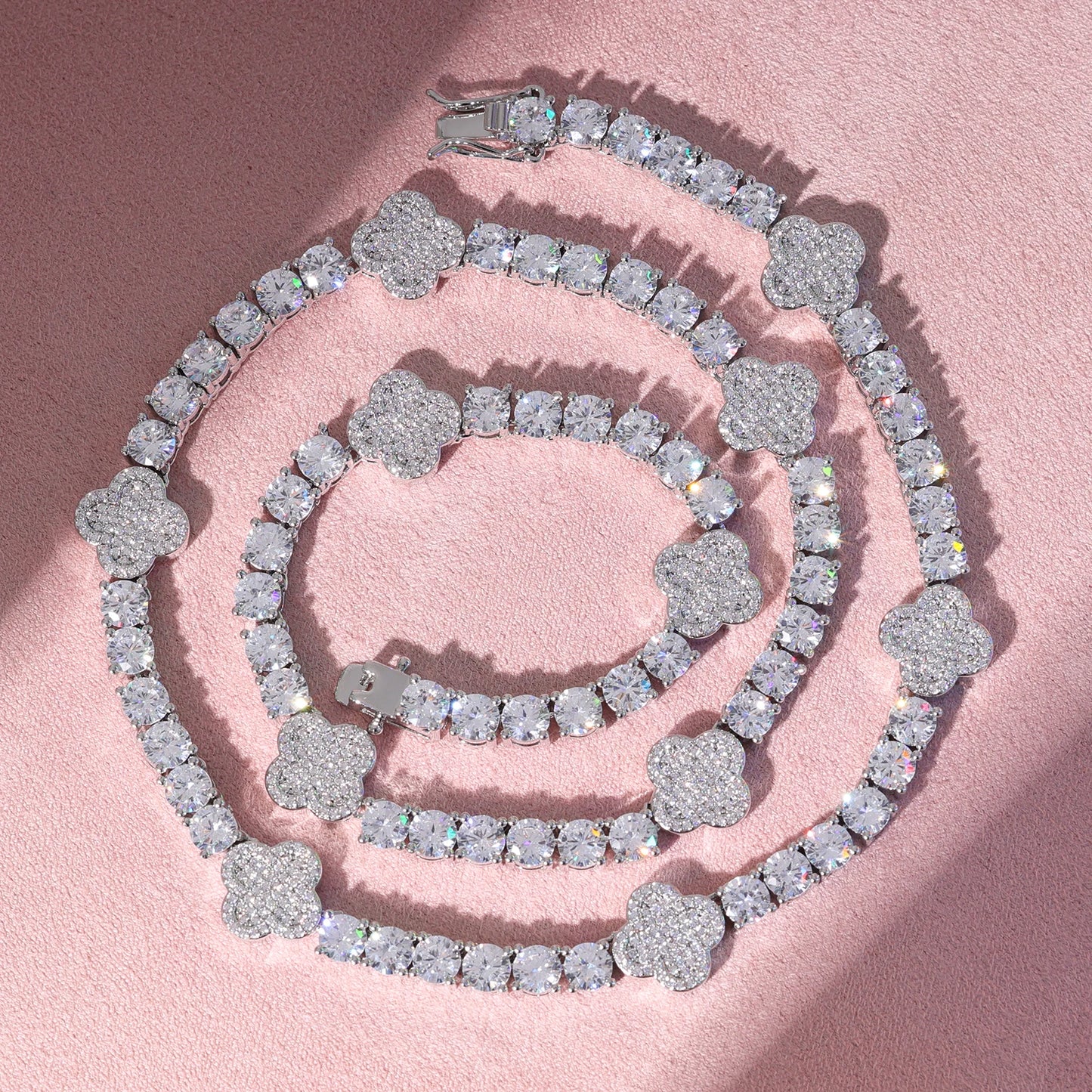 Clover Tennis Necklace