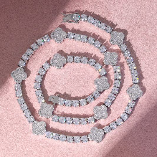 Clover Tennis Necklace