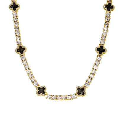 Clover Tennis Necklace