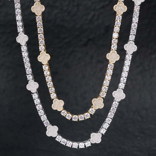 Clover Tennis Necklace