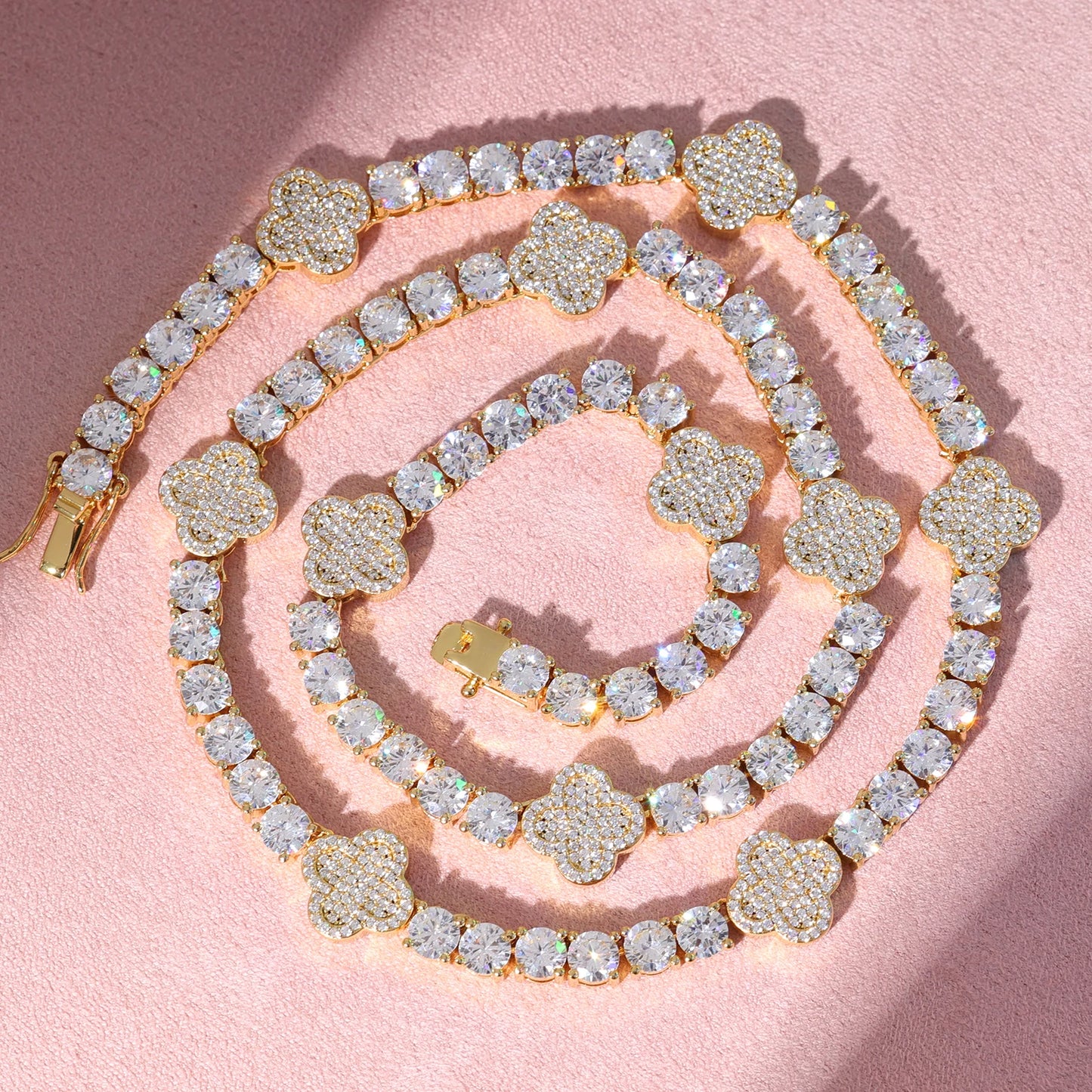 Clover Tennis Necklace