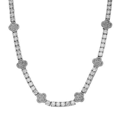 Clover Tennis Necklace