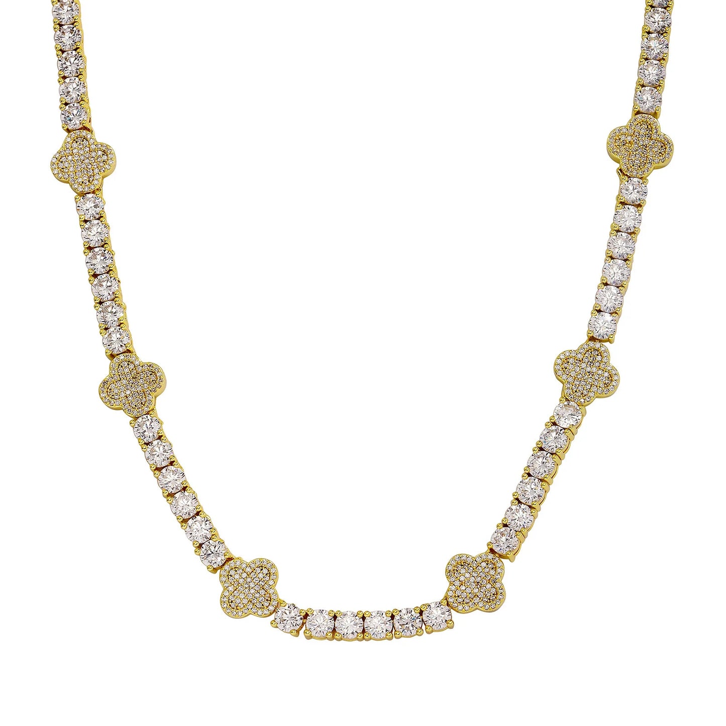 Clover Tennis Necklace