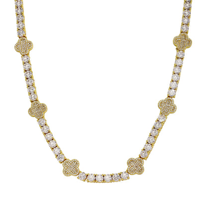 Clover Tennis Necklace